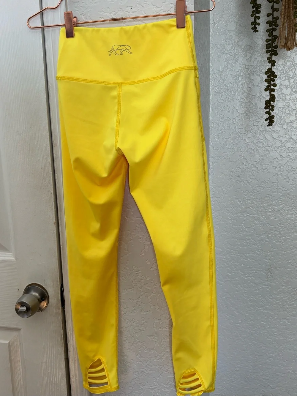 Tiger Friday ' Bright Yellow High-Waist Pocket Leggings
